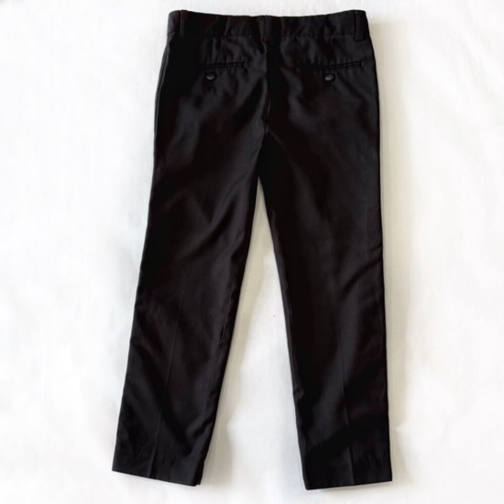 Appaman Boys Suit Size 10 Black Satin Trim Blazer Pants Formal Preppy Free Tie - Picture 11 of 13